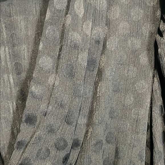 Max Studio Black Polka Dot Peplum Blouse - Picture 4 of 8